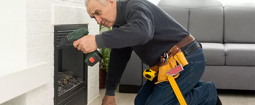 New Indoor Fireplace Installation in New Brunswick, New Jersey