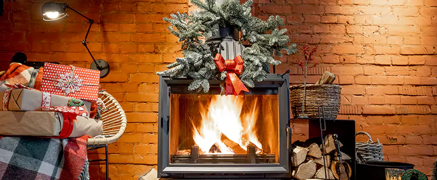 Travis Industries Linear Gas Fireplace Installation in New Brunswick, New Jersey