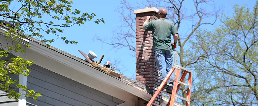 Vinyl and PVC Chimney Flashing Installation in New Brunswick, NJ